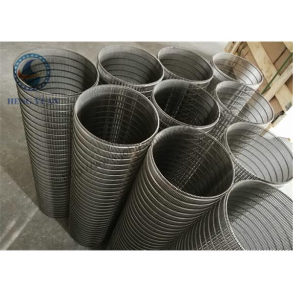 316L Grade Special Specification Johnson Slot Screen Drum SS Rotary Reverse Bake Flush