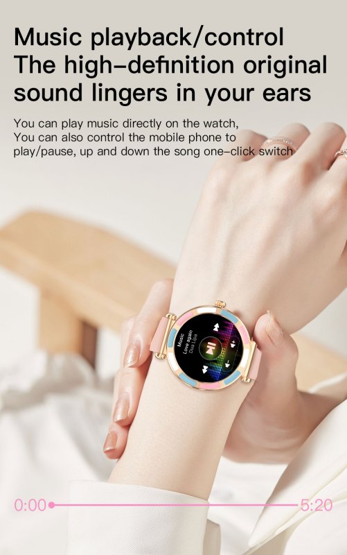 P61 BT Call Digital Smartwatch mujer Heart Rate Monitor Wristwatch for Ladies