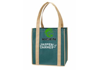 Handled Biodegradable Shopping Bags , Recycling 60 - 120gsm Pp Non Woven Bags