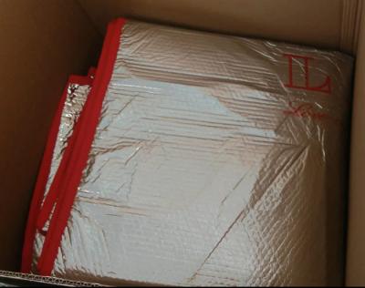 Custom Euro Pallet Cover Aluminum Foil Bubble Insulation Keep Cool  For Transportation Storing