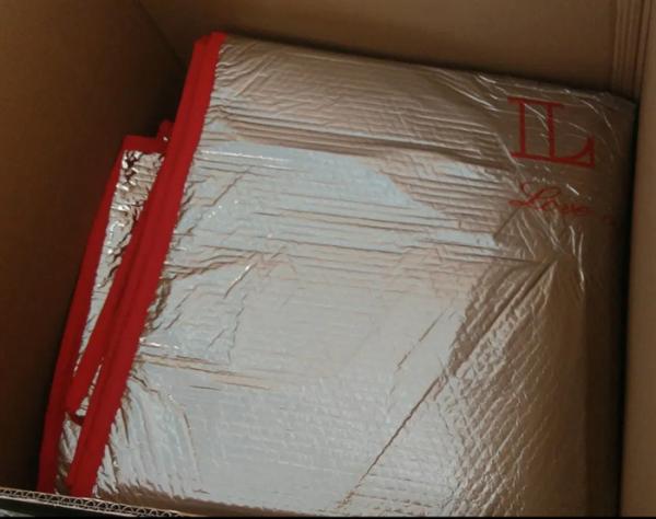 Custom Euro Pallet Cover Aluminum Foil Bubble Insulation Keep Cool  For Transportation Storing