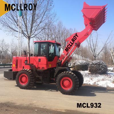 Mini Loading Shovel multifuncional, equipamento do carregador da roda 58kw de 2 toneladas