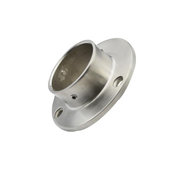 Stainless steel 304 post base in 2 for rail satin finishing 50.8mm, mirror available