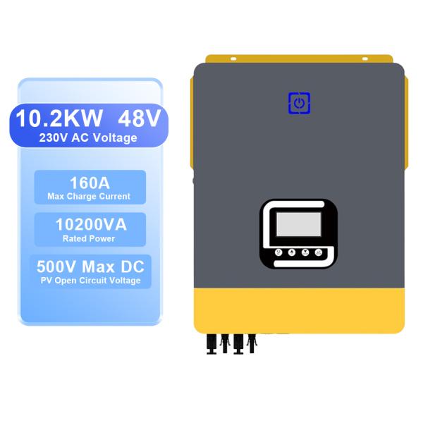 10Invertisseur hybride solaire de 2 kW 48V avec MPPT et WiFi