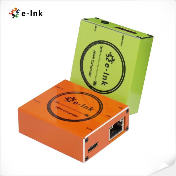 Mini HDMI Over CAT5/CAT6 Extender with IR - 165ft (50m) 1080p@60Hz