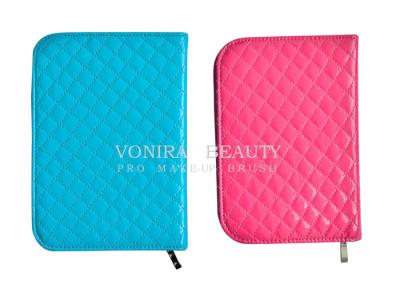 Custom PU Zip Makeup Brush Bag Roll Holder For Home Or Travel
