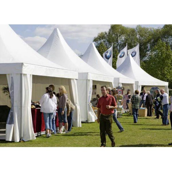 Luxury Manual Decorated PVC Garden Wedding High Peak Pagoda Canopy Tent For Event