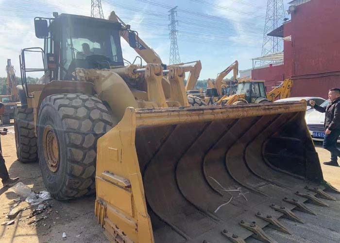 Желтое 1615Nm 1800rpm 318hp использовало затяжелитель колеса CAT