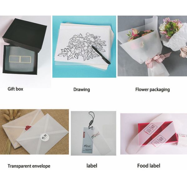 73gsm 100gsm thick Smooth Translucent Plotter Paper Rolls 17