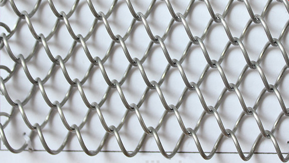 Metal Coil Drapery Wire Steel Mesh Architecture For Decoration Safety And Security