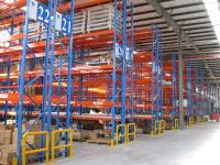 Blue / Orange / Green Industrial Pallet Racks Heavy Duty Teardrop Type