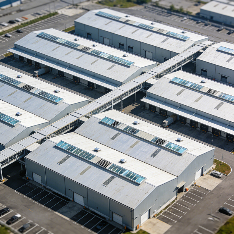 Customizable Dimensions High-Strength Steel Frame Warehouse with Corrosion Resistant Coating