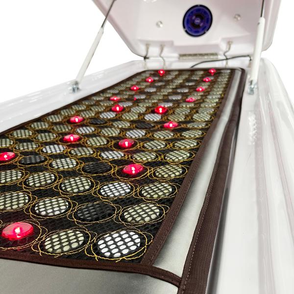 Touchscreen Pemf Therapy Sauna Hydro Massage Capsule With Infrared Mat