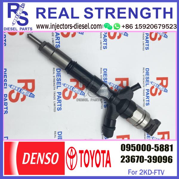 Bocal comum 23670-30050 da injeção do motor diesel de injetor de combustível 095000-5881 do trilho para Toyota 2KD-FTV