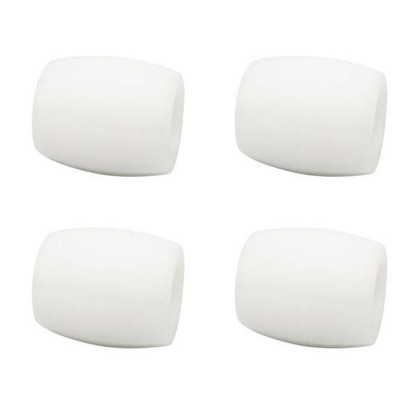 80x70mm White Nylon Wheels 600kg Loading Pallet Jack Loaded Wheels Ball Bearing