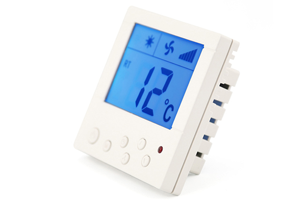 Sala do aquecimento central do termostato da bobina do fã de Digitas da exposição do LCD do agregado familiar