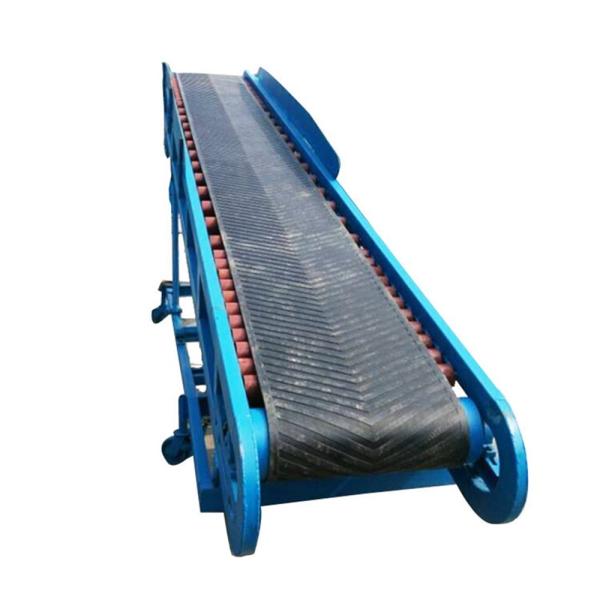 Cinturão transportador portátil de borracha de controlo elétrico Cinturão transportador resistente ao calor