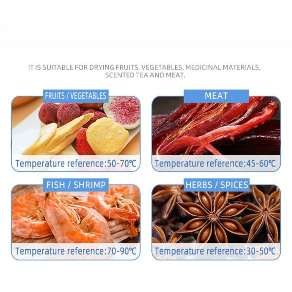 6 Layers Stainless Steel Commercial Food Beef Dryer Dried Meat Dry Fruit Industry Jerky Dehydrate Machine for Sale