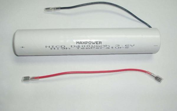 A bateria de Nicd da iluminação de emergência embala a alta temperatura de D4500 3.6V
