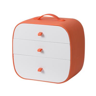 Convenient Storage Solution Dust-Proof Plastic Storage Box for Underwear and Socks