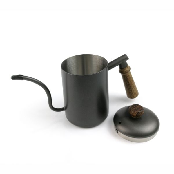 Long Narrow Spout Matte Black Pour Over Kettle Hand Drip Coffee Pouring Kettle Tea Pot