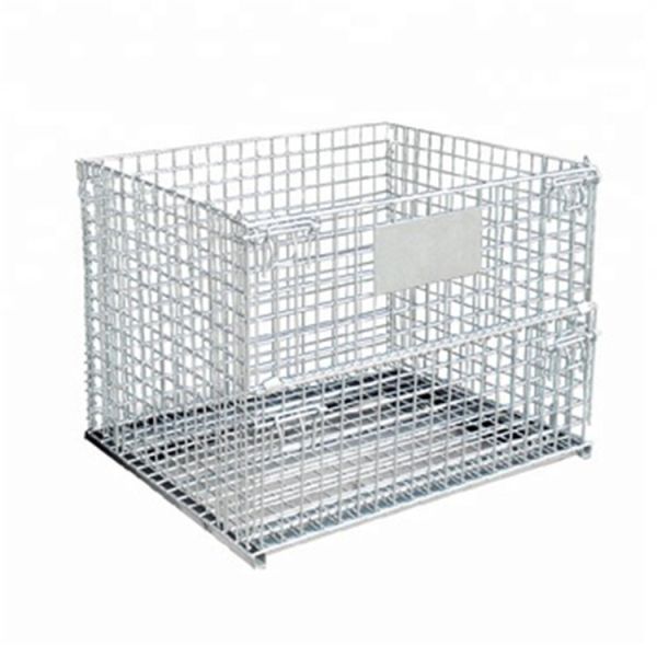 1500kg Loading Capacity SS Filter Mesh  Wire Mesh Cages Can Folding And Moving