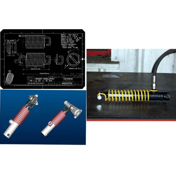 Койлер весны машины весны выдвижения энергии эффективный 40mm/CNC