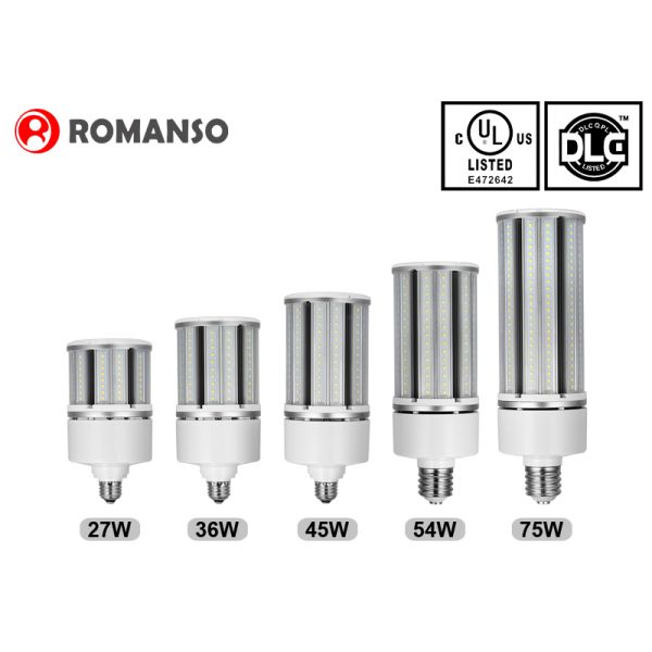 DLC UL Approved Samsung 2835smd Aluminum Corn Lamp Heatsink Ip65 Waterproof Led Corn Light Bulbs