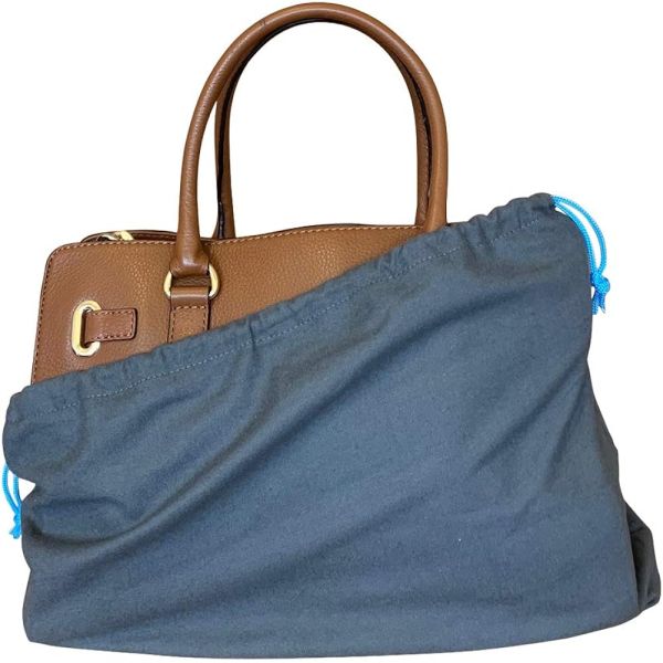 Custom Recycle Organic Cotton Pouch Canvas Drawstring Dust Bag With Logo Print for Clothes Shoes Package