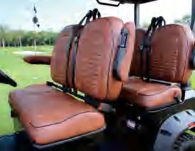 Luxury L4 Series 4 Seats Electric Golf Cart 72V 150Ah Lithium Battery 140km Long Range Double Wishbone Suspension