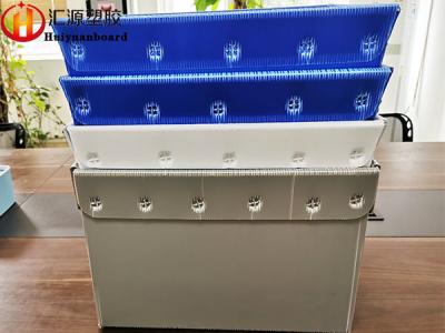 Polypropylene Corrugated Plastic Totes , Stackable Correx Storage Boxes