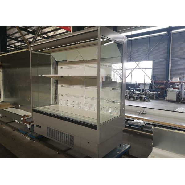 Автомобиль охладителя дисплея Multideck воздушного охлаждения R404a размораживает