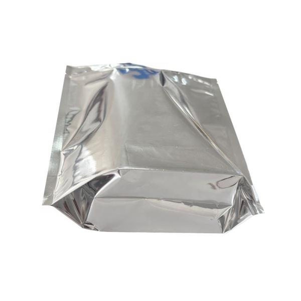 Plastic Silver Aluminum Foil Stand Up Zipper Pouch Bags Packaging Customized Size