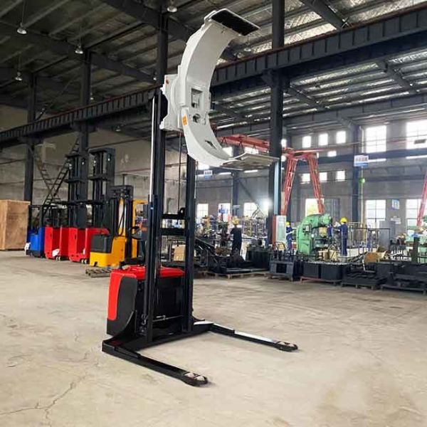 1.6m Mast Walkie Straddle Stacker 1T-1.5T Walk Behind Pallet Stacker