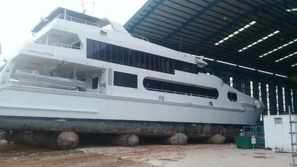 250T/M Marine Salvage Airbags Ship Launching e bolsa a ar de levantamento
