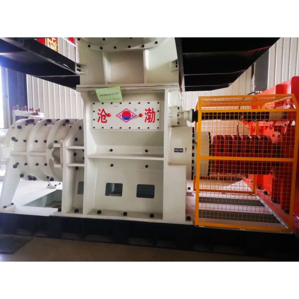 Double Stage Vacuum Extruder 600mm Electric Brick Making Machine