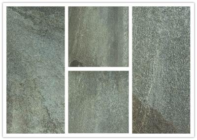 Matte Surface 24x24 Porcelain Tile Stone Look  Grey Color Concave Convex Pattern