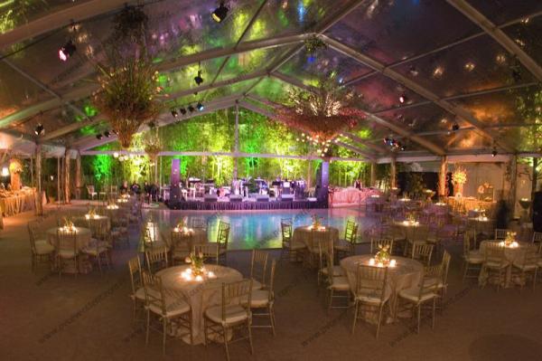 Aluminum Frame Transparent Marquee Tent , Outside Clear Party Tent Unique Decorations