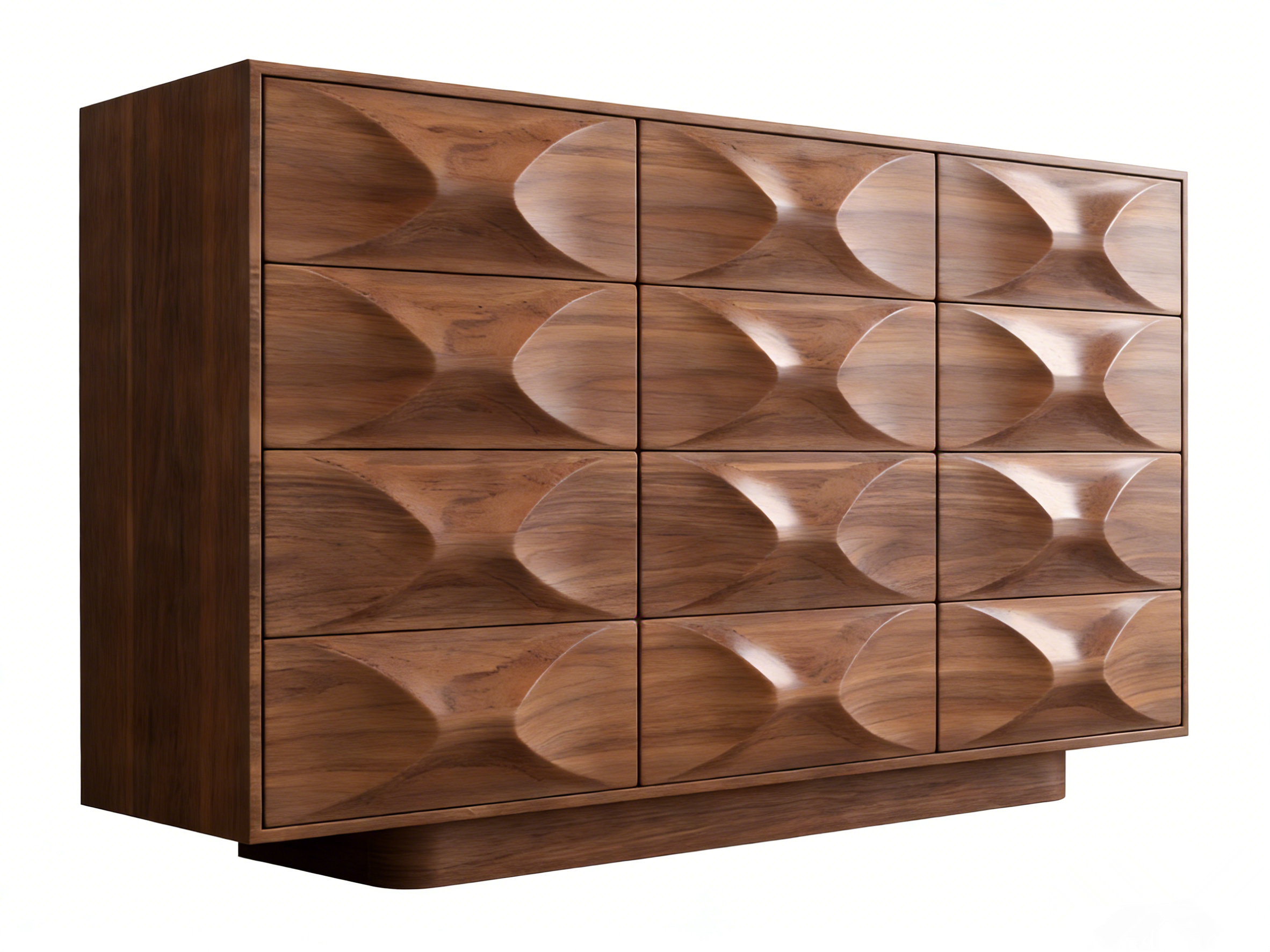 Nordic Wood Dining Sideboard Modern Decorative Cabinet for Apartments Placed Against the Wall for Storage