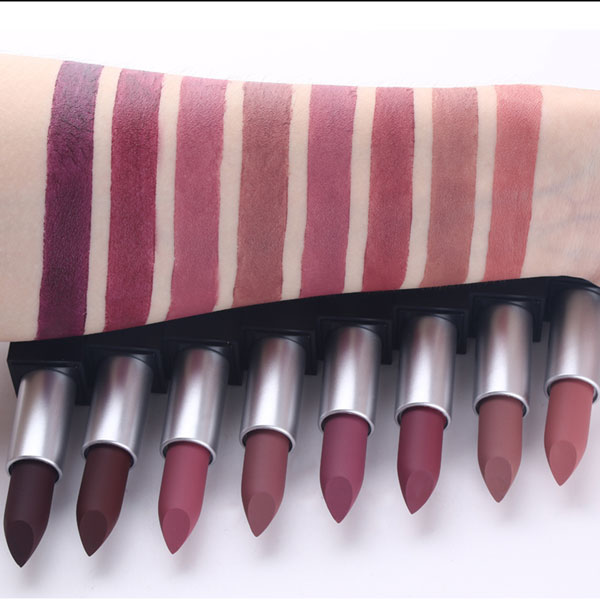 8 Color Semi Matte Lipstick
