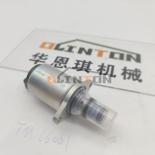 Válvula de solenoide piloto proporcional de excavadora de 24 V TM66001 Partes de maquinaria de construcción