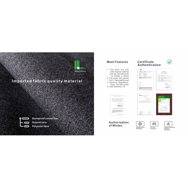 3D Headrest Leisure Computer Chair Double Back Support Swivel Ergonomic Black Mesh Office Chairs