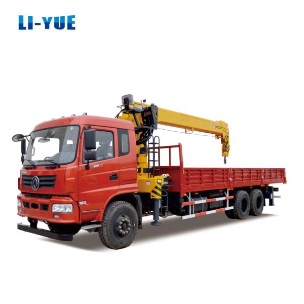 6X4 14 Ton Crane Straight Telescopic Boom Truck Mounted Crane Truck