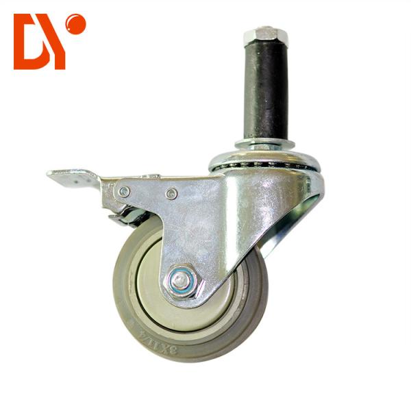 Universal Heavy Duty Caster Wheels , 4 Inches Nylon Caster Wheels White Color