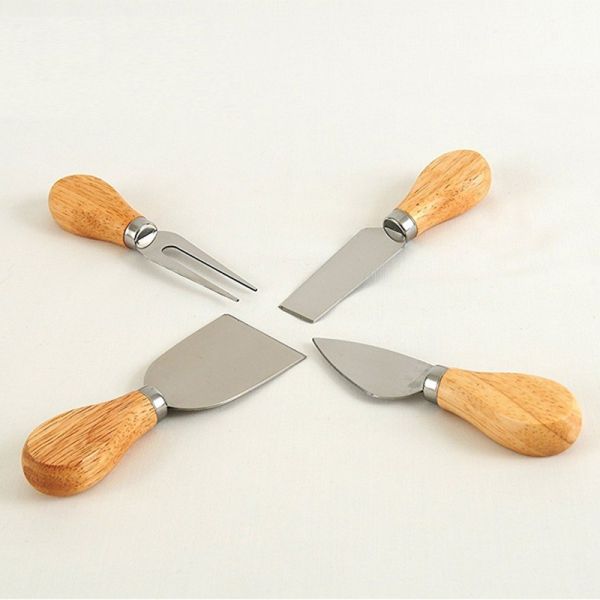 100% Natural Decorative Bamboo Pizza Serving Boards With Knife and Fork Eco-friendly