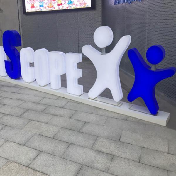 All-body Acrylic Luminous Floor-to-ceiling Luminous Letters Large-scale Exhibition Signs