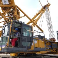 Cranes à rampe d'occasion 260T 117m/min Vitesse de câble d'accueil XGC260