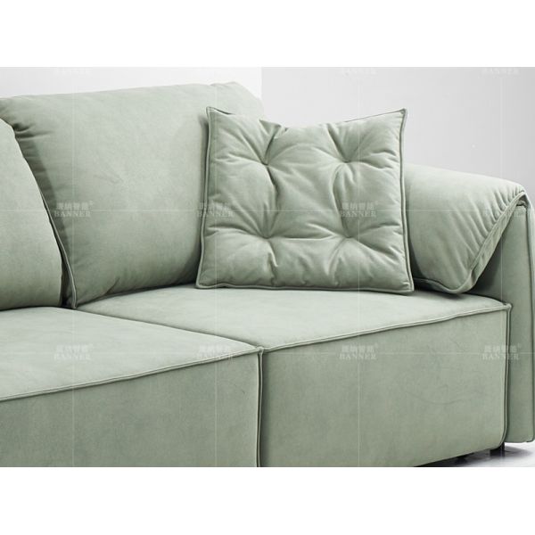 BN Technology Velvet Sofa Electric Recliner Nordic Italian Living Room Elephant Ear Extension Functional Sofa