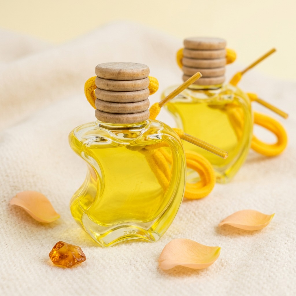 Anding 8ml Hanging Diffuser Bottle Automatic Diffuser Refill Empty Glass Mini Car Perfume Hanging Diffuser Bottle