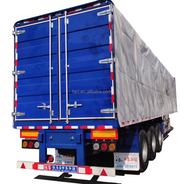 Truck Trailer 13000 * 2500 * 3320 Steel q345 Steel for I-beam CIMC HUAJUN Curtain Side Semi Trailer
